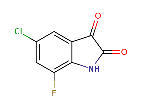 5-chloro-7-fluoroindoline-2,3-dione