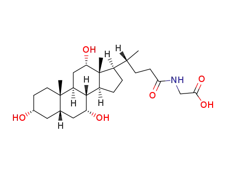 Molecular Structure of 475-31-0 (Glycocholic acid)