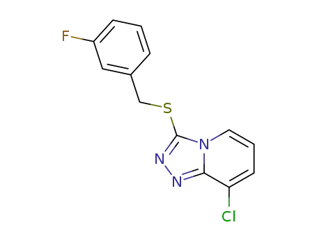 8-chloro-3-((3-fluorobenzyl)thio)-[1,2,4]triazolo[4,3-a]pyridine