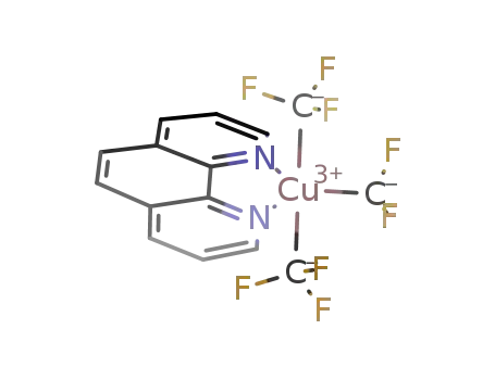 (phenanthroline)CuIII(CF3)3