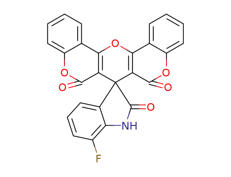 7-fluorospiro[indoline-3,7'-pyrano[5,6-c:5,6-c']dichromene]-2,6',8'-trione