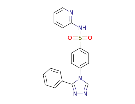 4-(3-phenyl-4H-1,2,4-triazol-4-yl)-N-(pyridin-2-yl) benzenesulfonamide