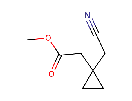1-cyanomethylcyclopropyl acetic acid methyl ester