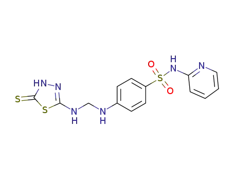 N-(pyridin-2-yl)-4-((5-thioxo-4,5-dihydro-1,3,4-thiadiazol-2-yl-amino)-methylamino)-benzenesulfonamide