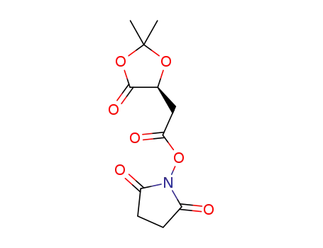 (S)-2,5-dioxopyrrolidin-1-yl 2-(2,2-dimethyl-5-oxo-1,3-dioxolan-4-yl)acetate