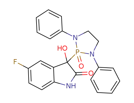 5-fluoro-3-hydroxy-3-(2-oxido-1,3-diphenyl-1,3,2-diazaphospholidin-2-yl)indolin-2-one