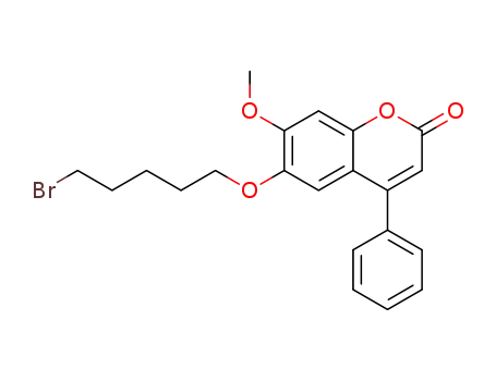 6-(5-bromopentyloxy)-7-methoxy-4-phenyl-2H-chromen-2-one