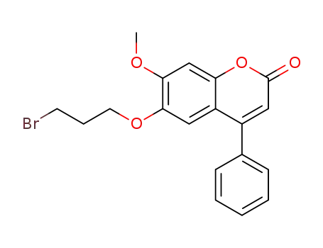 6-(3-bromopropoxy)-7-methoxy-4-phenyl-2H-chromen-2-one