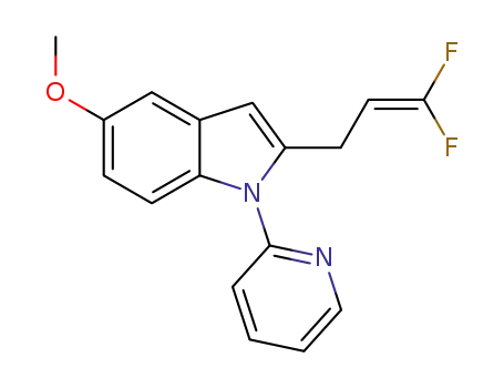 2-(3,3-difluoroallyl)-5-methoxy-1-(pyridin-2-yl)-1H-indole