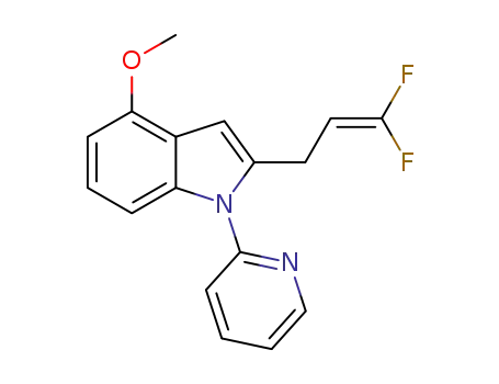 2-(3,3-difluoroallyl)-4-methoxy-1-(pyridin-2-yl)-1H-indole
