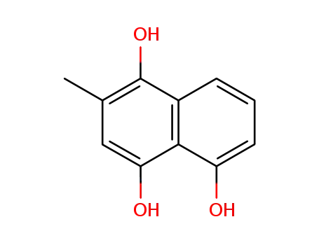 Molecular Structure of 58274-93-4 (1,4,5-Naphthalenetriol, 2-methyl-)