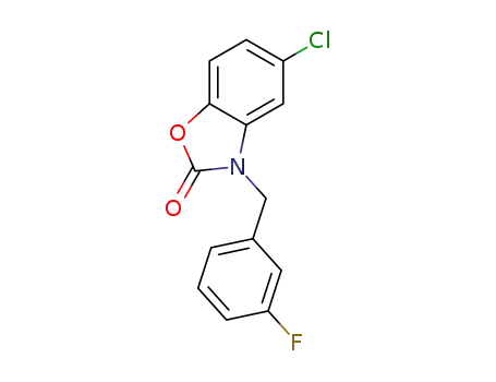 5-chloro-3-(3-fluorobenzyl)benzo[d]oxazol-2(3H)-one