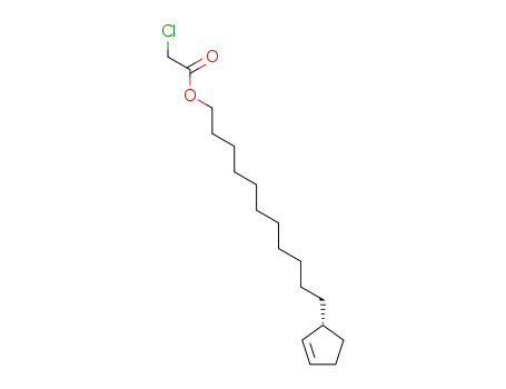chloroacetic acid-[11-((R)-cyclopenten-(2)-yl)-undecyl ester]