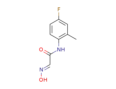 (2E)-N-(4-fluoro-2-methylphenyl)-2-(N-hydroxyimino)acetamide