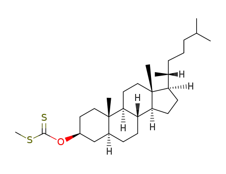 3β-(methylthio)thiocarbonyloxy-5α-cholestane