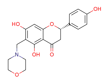 5,7-dihydroxy-2-(4-hydroxyphenyl)-6-(morpholinomethyl)chroman-4-one