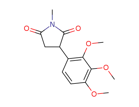1-methyl-3-(2,3,4-trimethoxyphenyl)pyrrolidine-2,5-dione