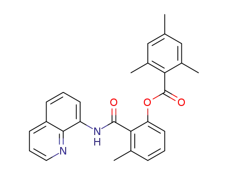 3-methyl-2-(quinolin-8-ylcarbamoyl)phenyl 2,4,6-trimethylbenzoate