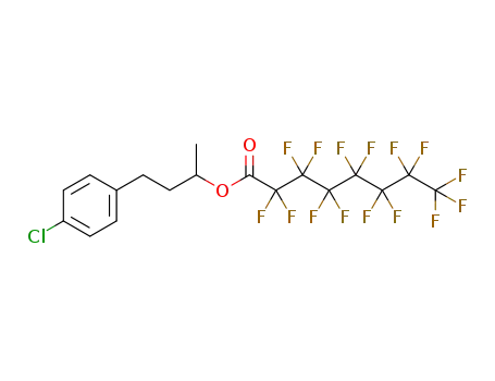 1-(4-chlorophenyl)but-3-yl perfluorooctanoate