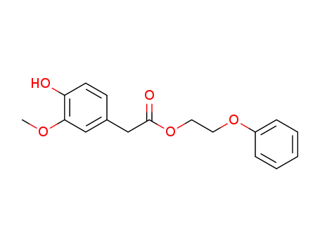 2-phenoxyethyl 2-(4-hydroxy-3-methoxyphenyl)acetate