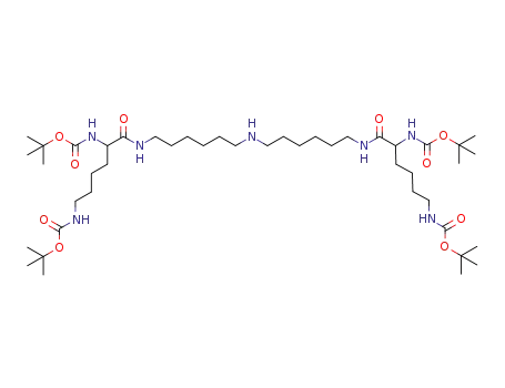 N1-(Boc-Lys-Boc)-N6-[{6-(Boc-Lys-Boc)amido}hexyl]hexane-1,6-diamine