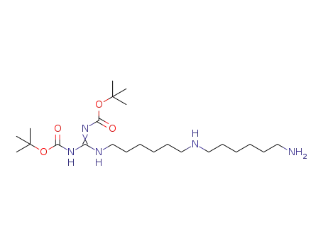 tert‐butyl N‐[({6‐[(6‐aminohexyl)amino]hexyl}amino)({[(tert‐butoxy)carbonyl]amino})methylidene]carbamate