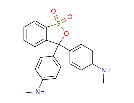 3,3-bis-(4-methylamino-phenyl)-3H-benz[c][1,2]oxathiol-1,1-dioxide