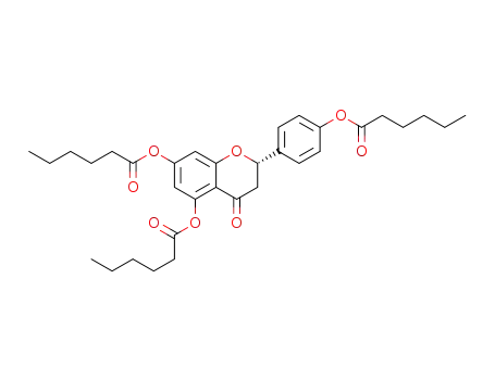 5,7,4'-tri-O-hexanoyl-naringenin