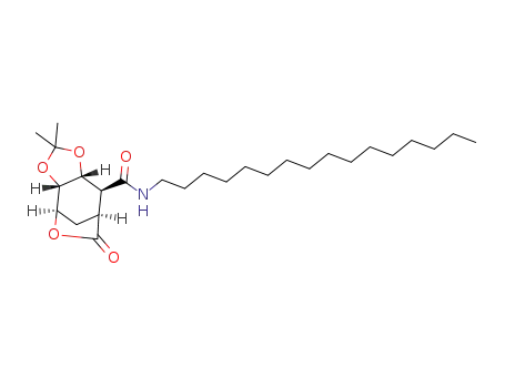 (3aS,4R,7S,8S,8aR)-N-hexadecyl-2,2-dimethyl-6-oxohexahydro-4,7-methano[1,3]-dioxolo[4–c]oxepin-8-carboxamide