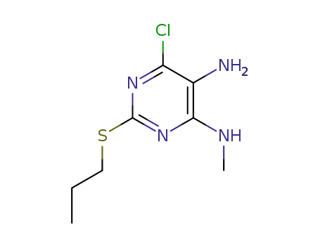 6-chloro-N4-methyl-2-(propylthio)pyrimidine-4,5-diamine