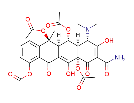 (5S,5aR,6S,6aR,7S,10aS)-9-carbamoyl-7-(dimethylamino)-8,11-dihydroxy-5-methyl-10,12-dioxo-5,6,6a,7,10,12-hexahydrotetracene-1,5,6,10a(5aH)-tetrayl tetraacetate