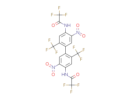 4,4'-bis-(trifluoroacetamido)-2,2'-bis(trifluoromethyl)-5,5'-dinitrobiphenyl