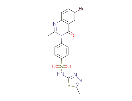 4-(6-bromo-2-methyl-4-oxoquinazolin-3(4H)-yl)-N-(5-methyl-1,3,4-thiadiazol-2-yl)benzenesulfonamide