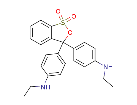 3,3-bis-(4-ethylamino-phenyl)-3H-benz[c][1,2]oxathiol-1,1-dioxide