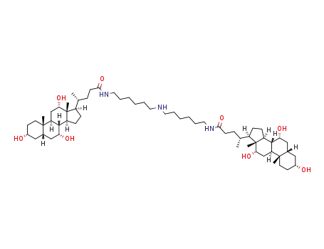 (4R,4'R)-N,N'-(azanediylbis(hexane-6,1-diyl))bis(4-((3R,5S,7R,8R,9S,10S,12S,13R,14S,17R)-3,7,12-trihydroxy-10,13-dimethylhexadecahydro-1H-cyclopenta[a]phenanthren-17-yl)pentanamide)