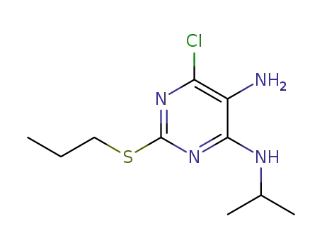 6-chloro-N4-isopropyl-2-(propylthio)pyrimidine-4,5-diamine