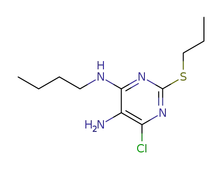N4-butyl-6-chloro-2-(propylthio)pyrimidine-4,5-diamine