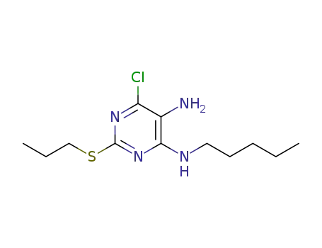 6-chloro-N4-pentyl-2-(propylthio)pyrimidine-4,5-diamine