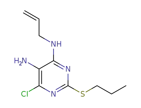 N4-aIIyI-6-chloro-2-(propylthio)pyrimidine-4,5-diamine