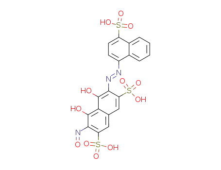 4,5-dihydroxy-6-nitroso-3-(4-sulfo-[1]naphthylazo)-naphthalene-2,7-disulfonic acid