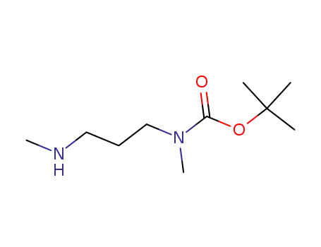Molecular Structure of 123183-72-2 (tert-butyl methyl(3-(methylamino)propyl)carbamate)