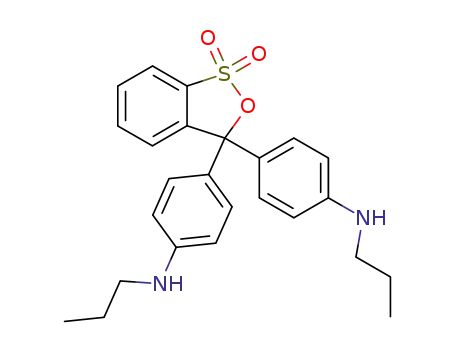 3,3-bis-(4-propylamino-phenyl)-3H-benz[c][1,2]oxathiol-1,1-dioxide