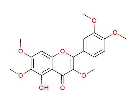 4H-1-Benzopyran-4-one,2-(3,4-dimethoxyphenyl)-5-hydroxy-3,6,7-trimethoxy-