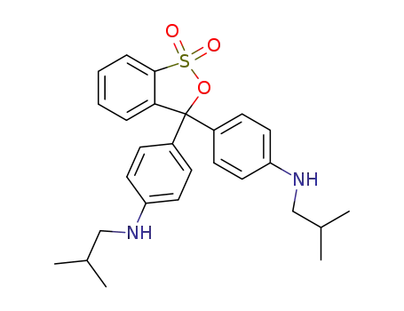 3,3-bis-(4-isobutylamino-phenyl)-3H-benz[c][1,2]oxathiol-1,1-dioxide