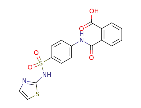 Molecular Structure of 85-73-4 (Phthalylsulfathiazole)