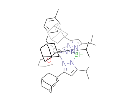 (hydrotris(3-adamantyl-5-isopropylpyrazolyl)borate)Ca(p-CH2C6H4-Me)(THF)