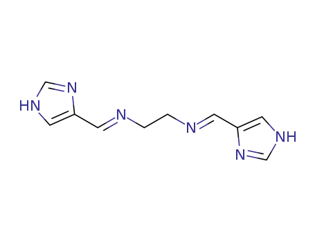 (1E,1′E)-N,N′-(ethane-1,2-diyl)bis(1-(1H-imidazol-4-yl)methanimine)