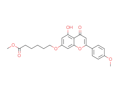 methyl 6-((5-hydroxy-2-(4-methoxyphenyl)-4-oxo-4H-chromen-7-yl)oxy)hexanoate