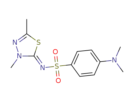 (Z)-N-(3,5-dimethyl-1,3,4-thiadiazol-2(3H)-ylidene)-4-(dimethylamino)benzenesulfonamide