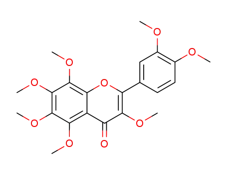4H-1-Benzopyran-4-one,2-(3,4-dimethoxyphenyl)-3,5,6,7,8-pentamethoxy-